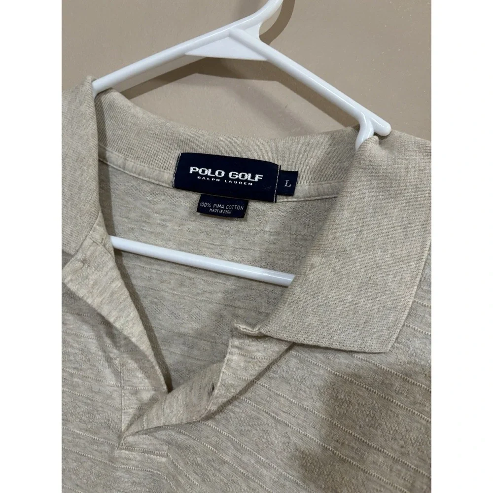 Men's Vintage Polo Golf Ralph Lauren Pima Cotton Long Sleeve Size‎ Large